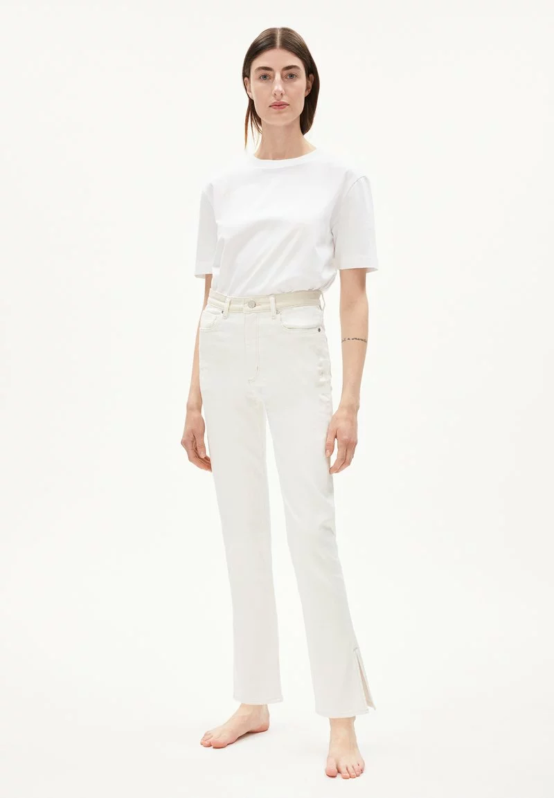 Armedangels LEJAA DETAIL - Jeans Straight Leg - White 1 Armedangels LEJAA DETAIL - Jeans Straight Leg - White