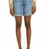 ESPRIT MIT STRETCH - Jeans Shorts - Blue Light Washed