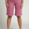 Ulla Popken Shorts - Dunkles Rosa