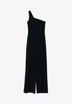 Stradivarius WITH CRISS CROSS BACK - Jumpsuit - Black -Hosen Elegante Boutique 83f15cc0d1554a269255269111f1638c