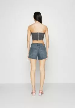 WEEKDAY SWIFT - Jeans Shorts - Blue Medium Dusty -Hosen Elegante Boutique 84b020d0d5754d2d943bc2e254c9fae7