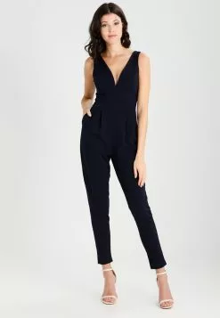 Wal G V NECK - Jumpsuit - Navy