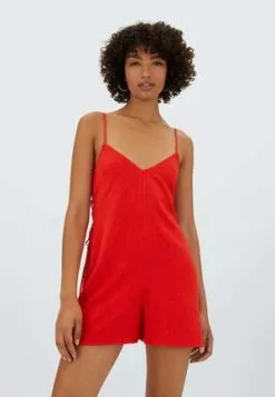 CACHE CACHE Jumpsuit - Rouge Fluo 10 CACHE CACHE Jumpsuit - Rouge Fluo -Hosen Elegante Boutique 85212f6cfb3d4b1da0b8b517ce8ca396