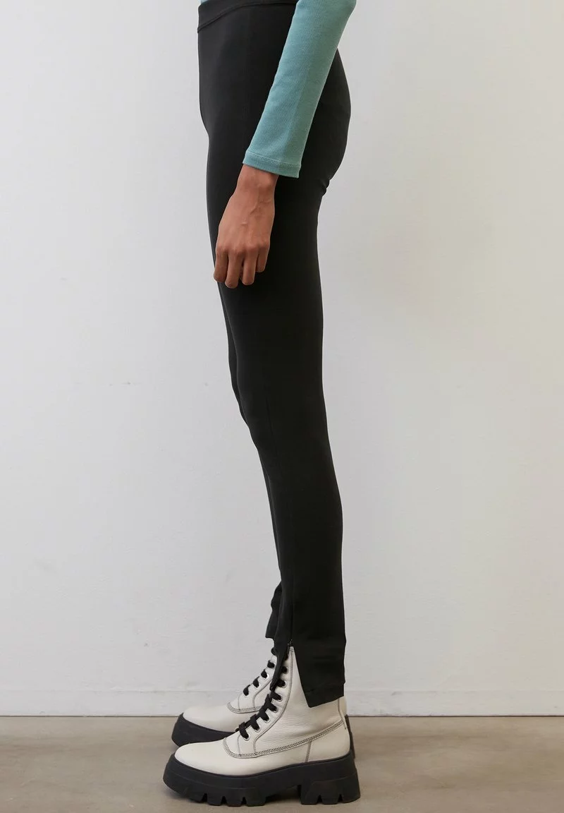 Marc O'Polo MIT HOHEM ANTEIL - Leggings - Hosen - Black 5 Marc O'Polo MIT HOHEM ANTEIL - Leggings - Hosen - Black - Image 5