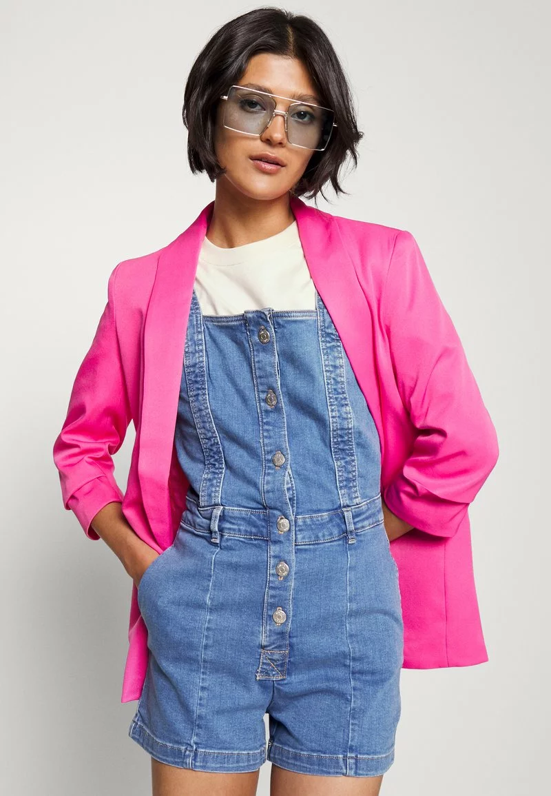 ONLY ONLTOBY - Jumpsuit - Medium Blue Denim 4 ONLY ONLTOBY - Jumpsuit - Medium Blue Denim - Image 4