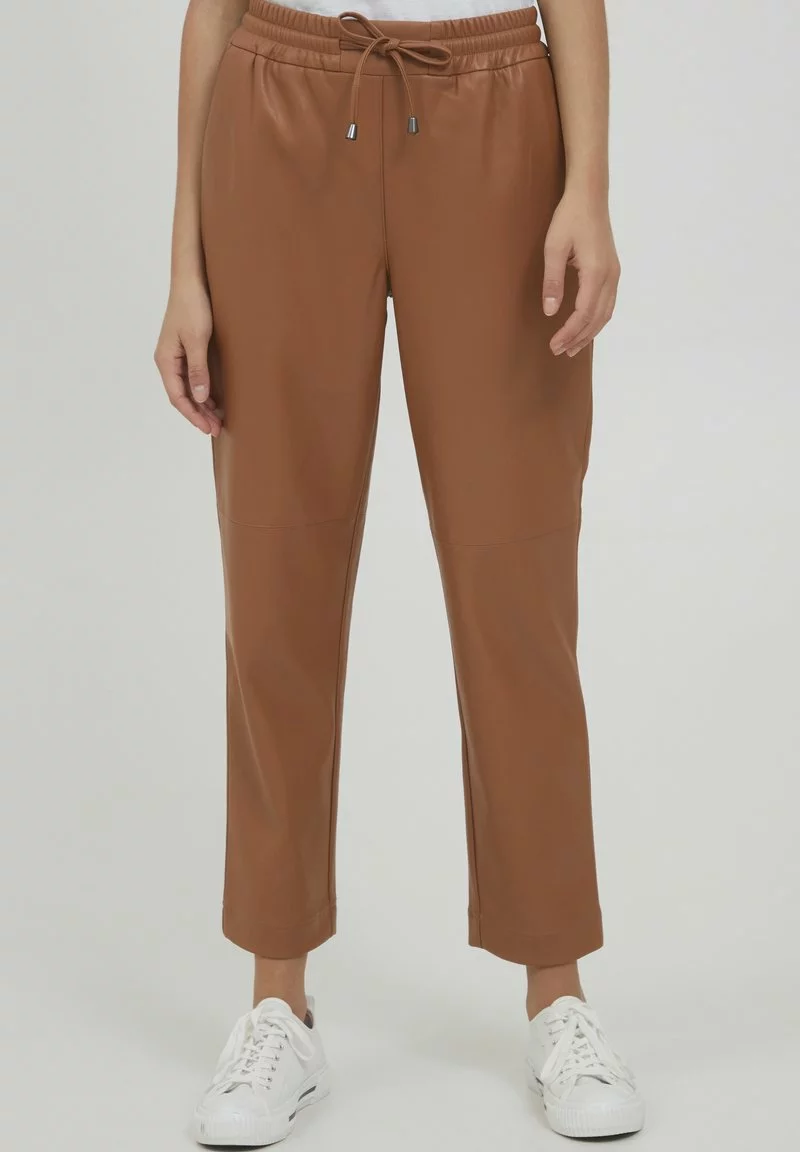 OXMO PAULIA - Stoffhose - Toffee 1 OXMO PAULIA - Stoffhose - Toffee