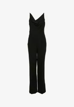 Vera Mont MIT WASSERFALLAUSSCHNITT - Jumpsuit - Schwarz 10 Vera Mont MIT WASSERFALLAUSSCHNITT - Jumpsuit - Schwarz -Hosen Elegante Boutique 8a21b6288634456db51cfe444e7efb80
