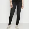 ONLY MATERNITY OLMBLUSH MID REABOX - Jeans Skinny Fit - Black