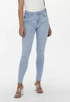 ONLY ONLWAUW MID - Jeans Slim Fit - Special Bright Blue Denim -Hosen Elegante Boutique 8d07d4c796944ebcbe983ac263fdcfa5