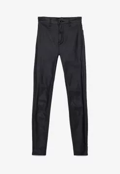 Stradivarius MIT SUPERHOHEM BUND - Stoffhose - Black -Hosen Elegante Boutique 8d62f9f688cf4874bae7d07e789a76e2