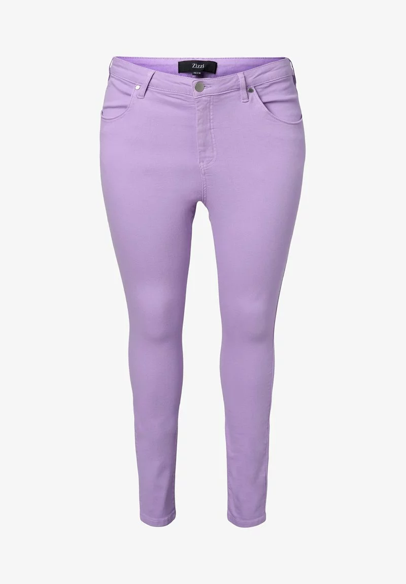 Zizzi HOCHTAILLIERTE AMY - Jeans Skinny Fit - Lavender 4 Zizzi HOCHTAILLIERTE AMY - Jeans Skinny Fit - Lavender - Image 4