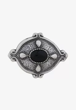 Rettungsring By Showroom 019° WECHSELSCHLIESSE OVAL - Sonstige Accessoires - Silber Schwarz