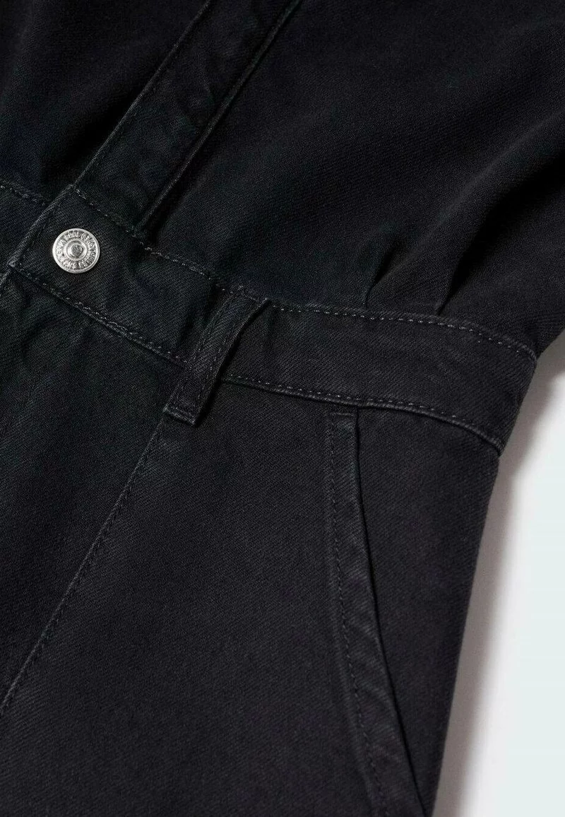 Mango CARMELA - Jumpsuit - Black Denim 6 Mango CARMELA - Jumpsuit - Black Denim - Image 6