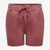ONLY CARMAKOMA GOLDTRASH LIFE EASY JRS - Shorts - Light Red