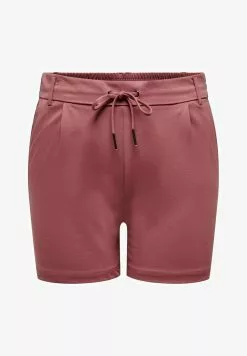ONLY CARMAKOMA GOLDTRASH LIFE EASY JRS - Shorts - Light Red
