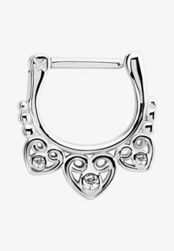 Adelia´s 316L SURGICAL STEEL NOSE PIERCING SKULL - Sonstige Accessoires - Silber -Hosen Elegante Boutique 96e04cc7129548908eae168d4499c02c