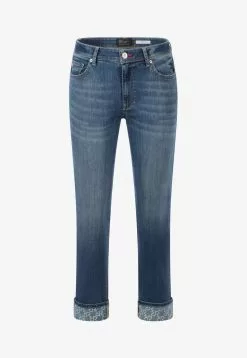 RAFFAELLO ROSSI LEYLE LOGO - Jeans Slim Fit - Authentic Blue -Hosen Elegante Boutique 9826a7aad8a544378537613f2bb85ddc 1