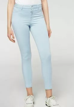 Calzedonia LIGHT ECO PUSH UP - Jeans Skinny Fit - Light Blue