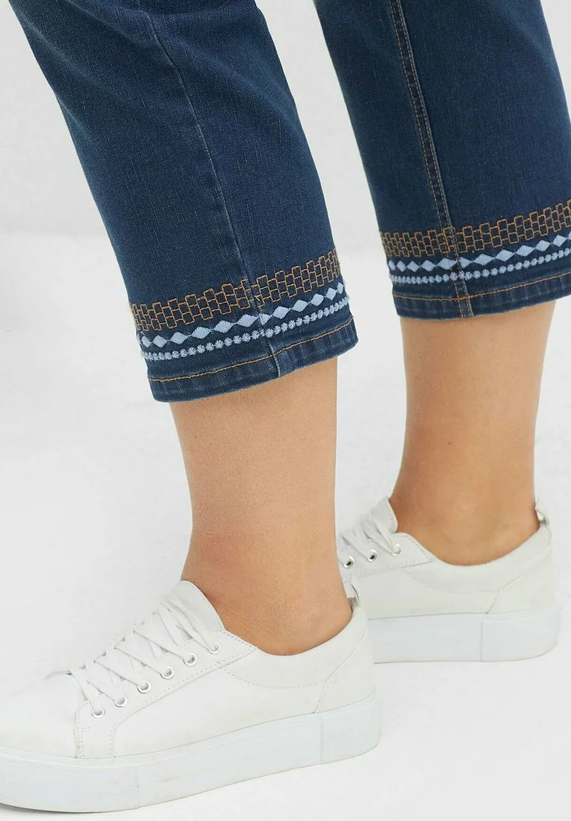 Sheego Jeans Slim Fit - Dark Blue Denim 4 Sheego Jeans Slim Fit - Dark Blue Denim - Image 4