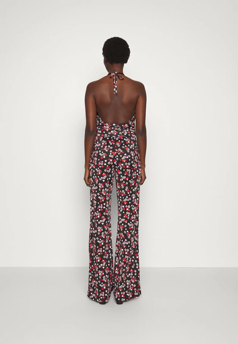 MOSCHINO ALL OVER HEARTS - Jumpsuit - Black 6 MOSCHINO ALL OVER HEARTS - Jumpsuit - Black - Image 6