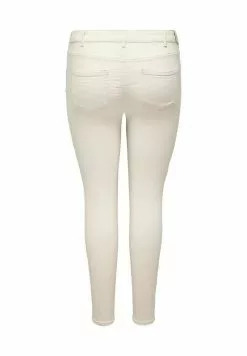 ONLY CARMAKOMA CURVY CARWILLY REG - Jeans Skinny Fit - Ecru 9 ONLY CARMAKOMA CURVY CARWILLY REG - Jeans Skinny Fit - Ecru -Hosen Elegante Boutique 9b51a380078a46179a651edfd320cd55