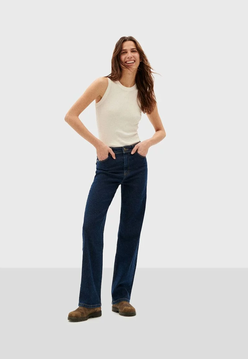 Thinking Mu THERESA - Jeans Straight Leg - Blue 2 Thinking Mu THERESA - Jeans Straight Leg - Blue - Image 2