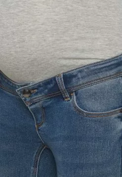 Mamalicious MLROME SLIM CAPRI - Jeans Skinny Fit - Medium Blue Denim -Hosen Elegante Boutique 9cd65ec16e4f49c2b0d390f3460659d8