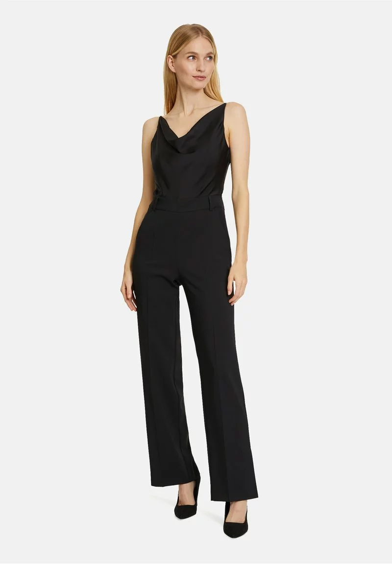 Vera Mont MIT WASSERFALLAUSSCHNITT - Jumpsuit - Schwarz 1 Vera Mont MIT WASSERFALLAUSSCHNITT - Jumpsuit - Schwarz