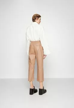 Pinko TOAST PANTALONE ULTRALIGHT - Lederhose - Rosa Almandino -Hosen Elegante Boutique 9e03441275704ed4a26d62d44dedb30a