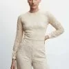 Mango LILOU A - Jumpsuit - Ecru