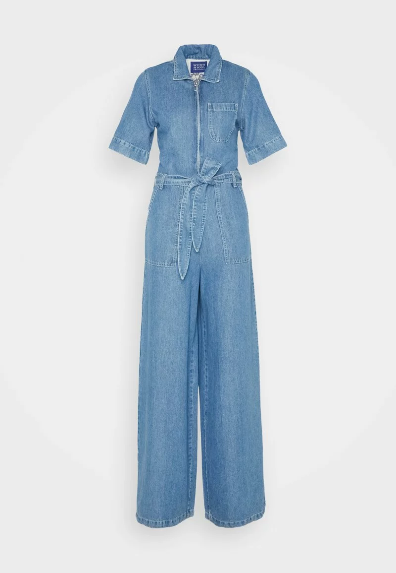Scotch & Soda ZIP FRONT RETRO INSPIRED - Jumpsuit - Indigo 5 Scotch & Soda ZIP FRONT RETRO INSPIRED - Jumpsuit - Indigo - Image 5