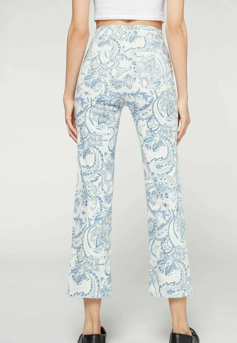 Calzedonia MIT HOHEM BUND IM CROPPED-SCHNITT - Jeans Straight Leg - Paisley Print 2 Calzedonia MIT HOHEM BUND IM CROPPED-SCHNITT - Jeans Straight Leg - Paisley Print - Image 2