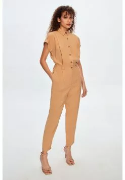 AdL SHORT SLEEVE - Jumpsuit - Camel -Hosen Elegante Boutique a3177796432e49478809c3dab9b474fa 1