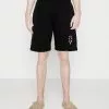 Kaotiko CRYING EYE UNISEX - Shorts - Black