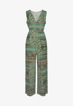 LASCANA Jumpsuit - Türkis-bedruckt -Hosen Elegante Boutique a9b6489dcf724d58bde57f96f8fa1456 1