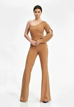 Figl Jumpsuit - Beige -Hosen Elegante Boutique ac1b9b9b15e04ea8a3f0e2bedcea7143 1