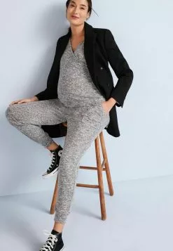 Next COSY STANDARD - Jumpsuit - Grey -Hosen Elegante Boutique ac87d9dfdb9b42b4a16632f212052552