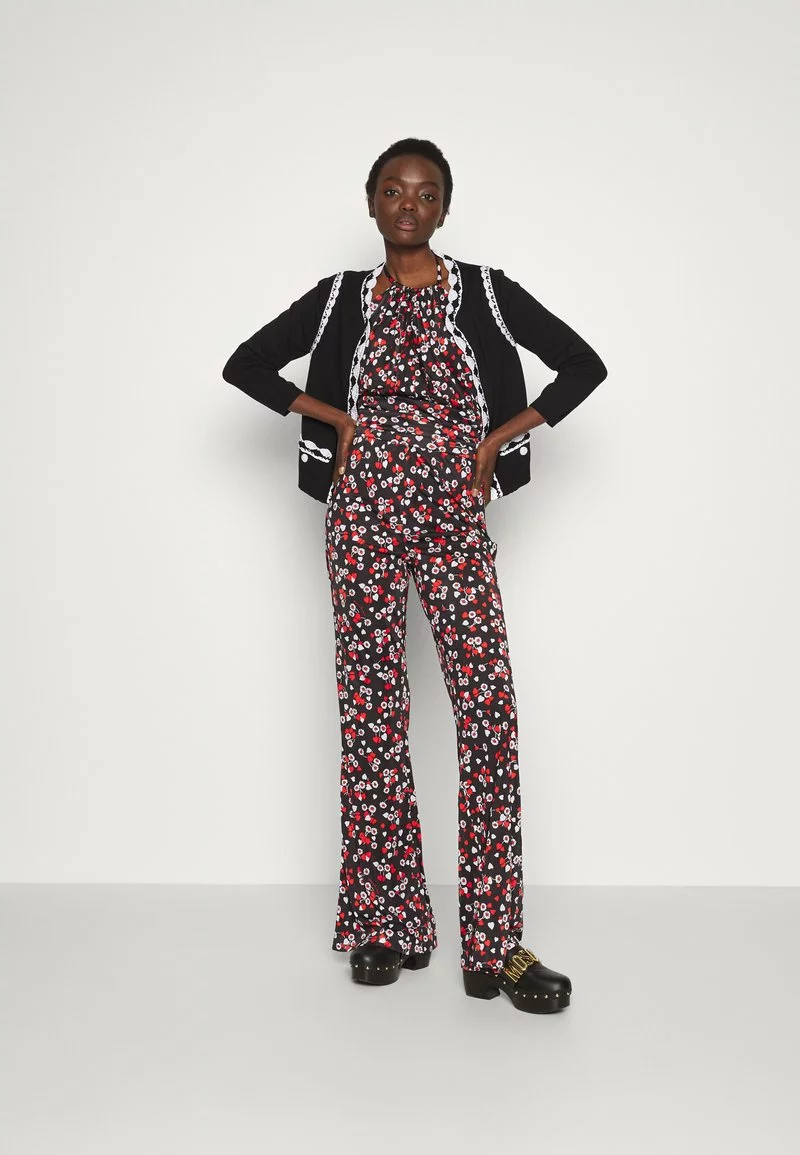 MOSCHINO ALL OVER HEARTS - Jumpsuit - Black 3 MOSCHINO ALL OVER HEARTS - Jumpsuit - Black - Image 3