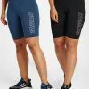 Hummel HMLTE MAJA 2 PACK MW C - Tights - Black Insigina Blue