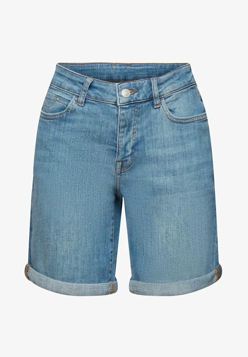 ESPRIT MIT STRETCH - Jeans Shorts - Blue Light Washed 3 ESPRIT MIT STRETCH - Jeans Shorts - Blue Light Washed - Image 3