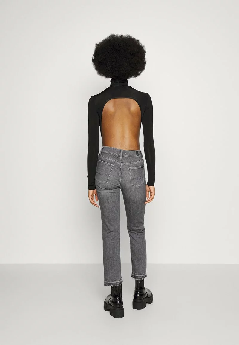 7 For All Mankind THE CROP SOHO - Jeans Straight Leg - Grey 3 7 For All Mankind THE CROP SOHO - Jeans Straight Leg - Grey - Image 3