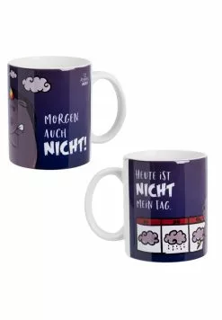 Pummeleinhorn PUMMEL FRIENDS TASSE GRUMMELEINHORN - HEUTE IST NICHT MEIN TAG - 320ml - Trinkflasche - Weiß -Hosen Elegante Boutique ad4f2d53f91640e5b1138ed7b8fe1cdb