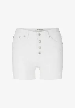 TOM TAILOR Denim Jeans Shorts - White Denim