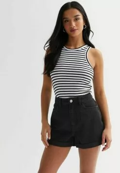 New Look Jeans Shorts - Black