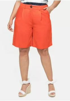 Sheego Shorts - Rotorange