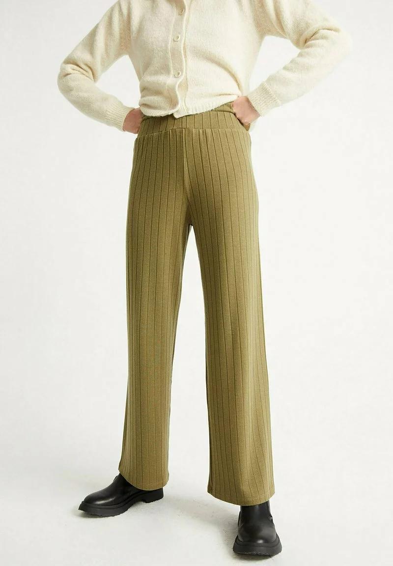 Thinking Mu DALIA - Stoffhose - Olive Green 1 Thinking Mu DALIA - Stoffhose - Olive Green