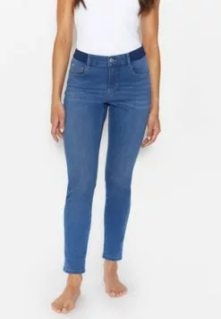 Angels DARLEEN TU PATCH MIT LOGO-APPLIKATION - Jeans Straight Leg - Hellblau -Hosen Elegante Boutique b626ce9bd62b43b495a0c924f779ea4e