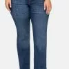 Sheego Flared Jeans - Blue Denim