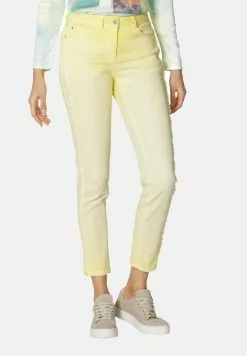 Amy Vermont Jeans Slim Fit - Gelb 11 Amy Vermont Jeans Slim Fit - Gelb -Hosen Elegante Boutique b749a41cc4884b5dbfce9de172b41fc6 1