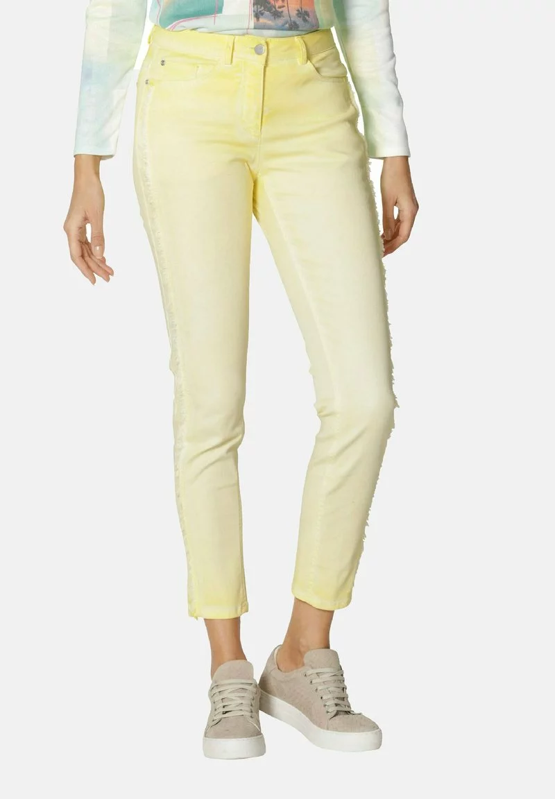 Amy Vermont Jeans Slim Fit - Gelb 1 Amy Vermont Jeans Slim Fit - Gelb